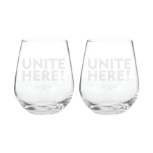 Load image into Gallery viewer, Stemless Wine Glass Set Of 2